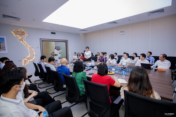 Hình ảnh buổi làm việc giữa đoàn VALOMA và VSICO sáng ngày 27/8/2022